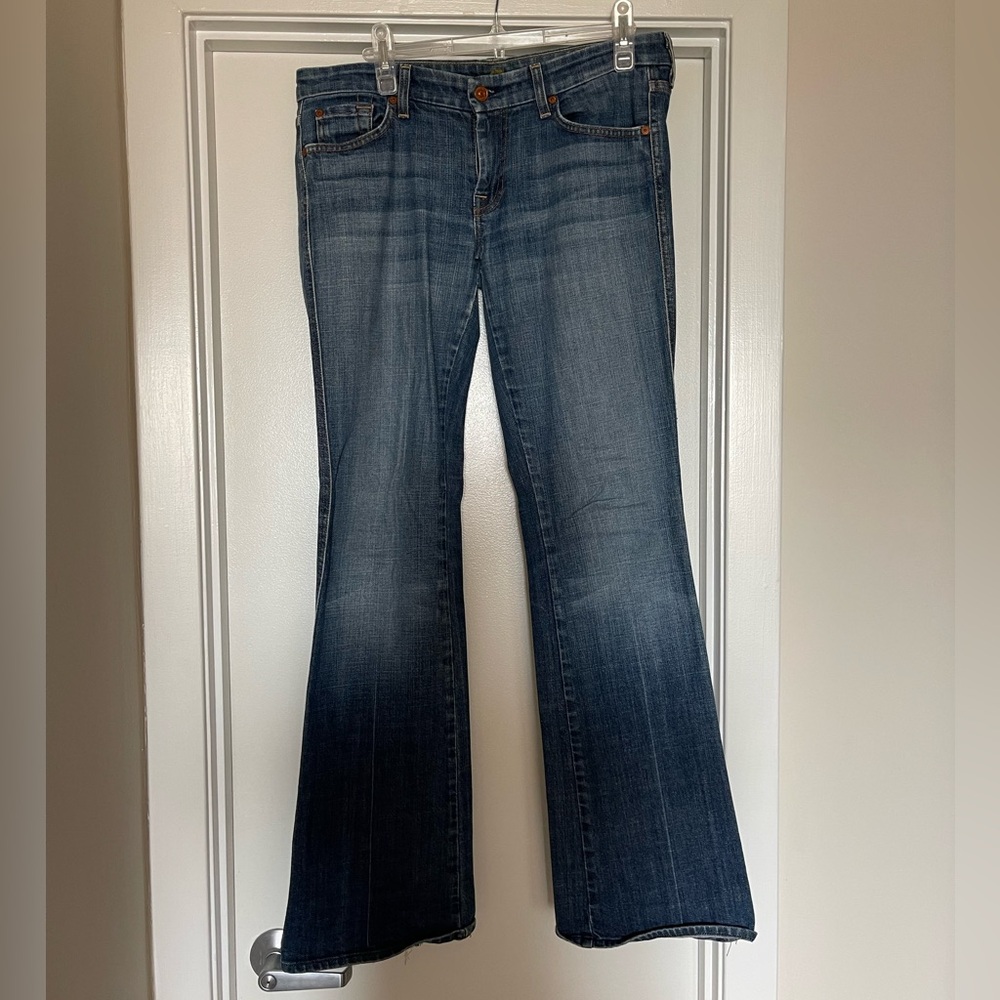 7 For All Mankind | flare jeans - pink A pocket | size 30